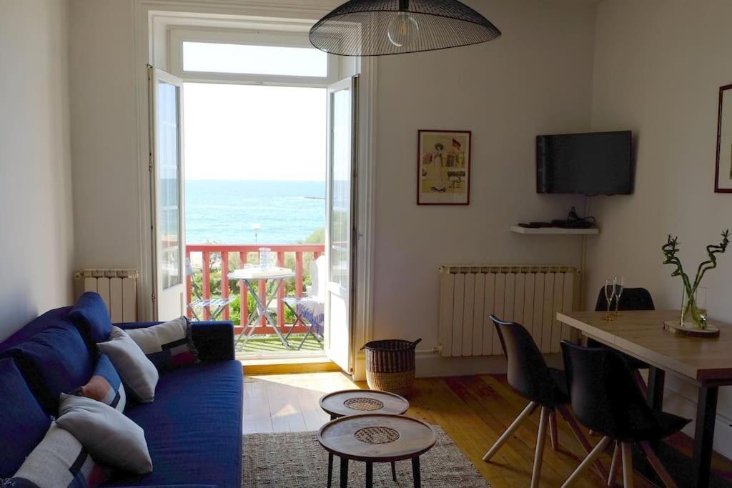 Appartement Le Sahel - Vue Imprenable Sur L'Ocean Biarritz Dış mekan fotoğraf
