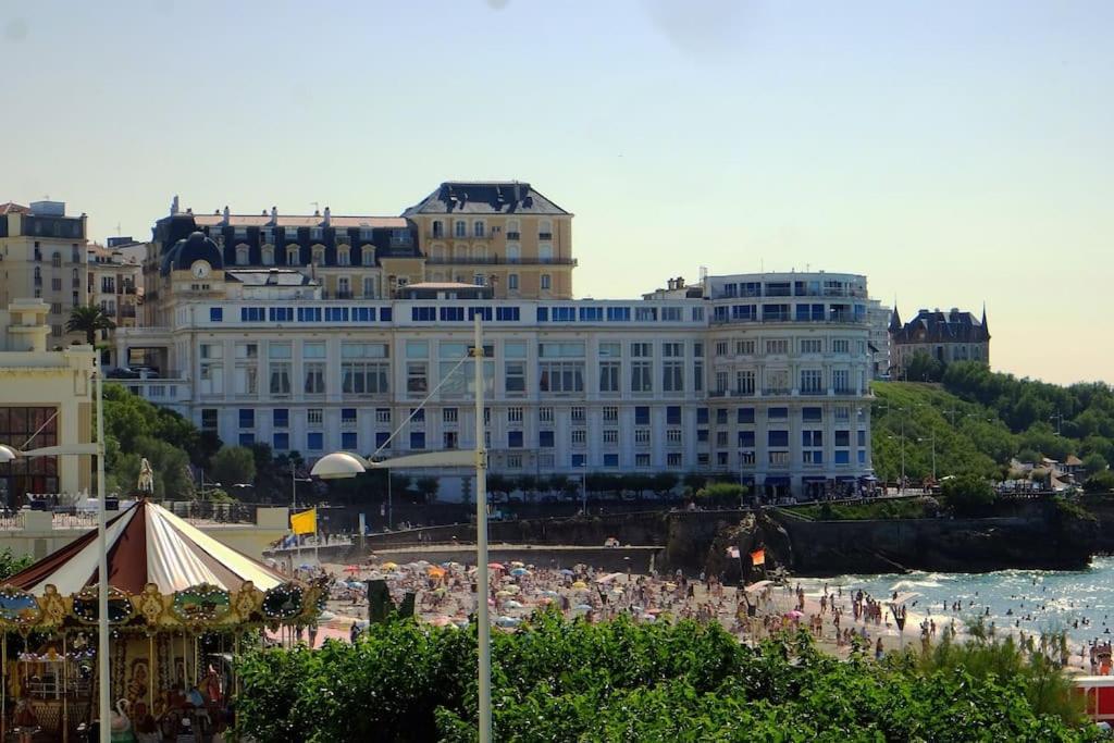 Appartement Le Sahel - Vue Imprenable Sur L'Ocean Biarritz Dış mekan fotoğraf