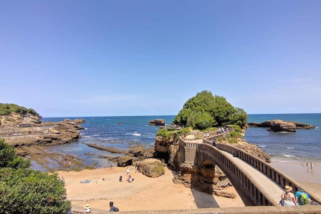 Appartement Le Sahel - Vue Imprenable Sur L'Ocean Biarritz Dış mekan fotoğraf